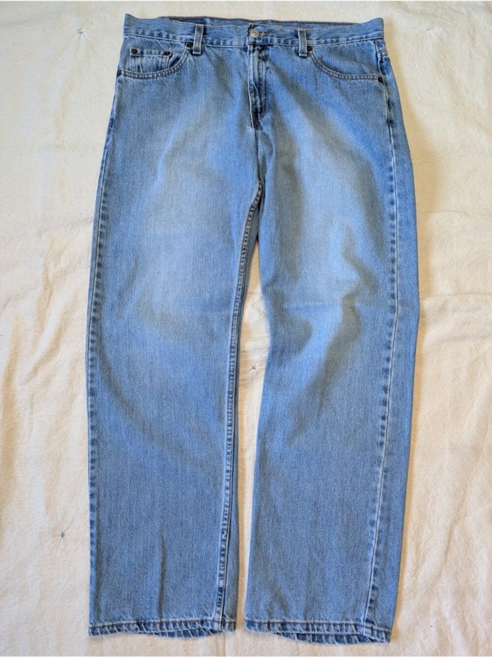Levi's Vintage 522 Super Low Loose Fit Denim 2001 Light Wash Women's 13 M Jr.